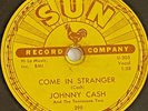 JOHNNY CASH Come In Stranger 1958 SUN 296 Original ROCKABILLY 78 Guess Things...