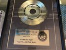 The Beatles Gold Record 1,000,000 Sales 