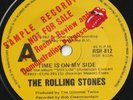 ROLLING STONES 45: TIME IS ON MY SIDE/20 FLIGHT. AUSSIE RSR-812 DEMO EX+/NM 1982