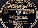 LOUIS ARMSTRONG—CHICAGO BREAKDOWN / TWELFTH STREET RAG [78rpm] DB3477 (VG++)