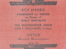 310g4.  Westminster Choir - Symphony for Voices (Harris) - Victor M-427 (2 rec)
