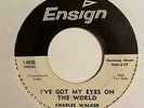 Mod Savage R&B Rockabilly 45 CHARLES WALKER I've Got My Eyes On The World Ensign