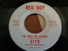 Vito and The Salutations, I'd Best Be Going, Red Boy # 1001, vg++