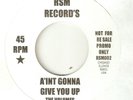 VOLUMES Aint Gonna Give You Up BOBBY ADAMS BETTY LOU NORTHERN SOUL 2ND ISSUE  45