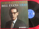 Bill Evans Trio - Portrait In Jazz - Riverside 1961 - Mono - no DG label  VG+