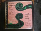 Gerard Poulet - Mozart Concerto No. 3 for Violin (vinyl) used g/vg rare