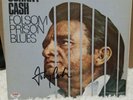 Johnny Cash Autographed Record Vinyl Folsom Prison Blues COA