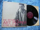 ART PEPPER - THE RETURN OF LP 1958 SCORE 4032 deep groove