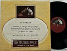 CLP 1112 Rostal / Horsley - Schubert Sonatas LP Early UK Press HMV Vinyl EX RARE