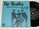 Very rare The Beatles single 45 Want to Hold Hand Parlophone Sweden VG+/Exc