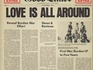 War Featuring Eric Burdon Love Is All Around NEAR MINT ABC Vinyl LP