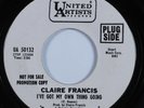 Northern Soul 45 CLAIRE FRANCIS I've Got My Own Thing Going UNITED ARTISTS HEAR