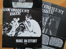 GOVERNMENT ISSUE 7” only 1000 made FIRST PRESSING 'Make An Effort' 1982 Hardcore