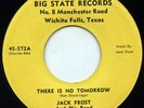 Rare Country Bopper- Starday Custom Press 45 - Jack Frost- There Is No Tomorrow