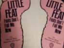 LITTLE FEAT feats don't fail me now LP original with rare large promo sticker