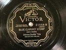 JAZZ JOHHNY DODD'S TRIO Blue Clarinet Stomp / Blue Piano Stomp VICTOR 21554 E-