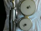 LP  compact bongos and l.p. stand