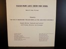 MIAMI LAKES HIGH SCHOOL 1972 Trojan Band & Jazz Ensemble VINYL ALBUM