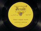 78 RPM - Lightnin' Hopkins, Herald 504-Boogie Woogie Dance instrumental, E Blues