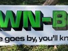 Vintage 1984 Lawn Boy Sign As Time Goes By You’ll Know Why Advertising