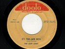 KILLER LOS ANGELES DOOWOP-CUFF LINKS-IT'S TOO LATE NOW/THE SAXOPHONE RAG-