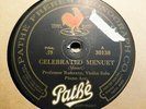 1912 Virgilio Ranzato VIOLIN PATHE comp SCHERZO IN RE/ Mozart CELEBRATED MENUET