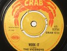 EARLY REGGAE ROCKSTEADY Vinyl The Viceroys - Work It Out CRAB 12 Boss Skinhead