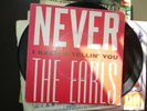 The Earls: Never/I keep a tellin`you BLAUES VINYL   SONET PRESSUNG