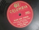 JOHNNY MATHIS WARM AND TENDER 78 RECORD ITS NOT FOR ME TO SAY