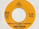 MODERN SOUL BOOGIE -- FOREST NELSON -- I WANT TO TEST DRIVE YOUR BODY