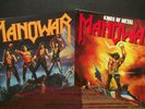 Lot: 2 MANOWAR - Fighting the World / Kings of Metal - New SEALED re-issue vinyl