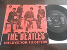 THE BEATLES SP SHE LOVES YOU SWEDEN R 5055  COVER VERY TOUGH SWEDIS