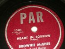 PAR Records Brownie McGhee, Operator Long Distance, Heart In Sorrow 1950s