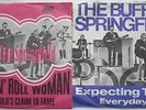 2 x The Buffalo Springfield Singles Vinyl 1967 - Rock n Roll Woman Expecting to