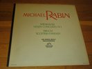 MICHAEL RABIN Violin BRUCH Scottish Fantasy Wieniawski Concerto Angel LP 35484