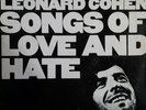 Leonard Cohen-Songs Of Love And Hate Vinyl LP.1971 CBS S 69004.Joan Of Arc+