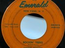 Indiana Rockabilly 45 Dennis Puckett and The Rockets Rockin Teens  Emerald HEAR