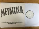 Metallica Copenhagen 1997, rare black vinyl test pressing LP
