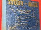 78 rpm Study in Blue 2 record set The Hour of Charm 2 picture discs Vogue R725&6