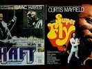 ISAAC HAYES & CURTIS MAYFIELD 4 LP: SHAFT SUPERFLY BUTTERED 1ST PRESS NM- to EX+