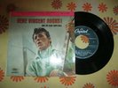 DISQUE VINYLE 45T GENE VINCENT ROCKS  BY THE LIGHT OF THE SILVERY MOON 4 Titres