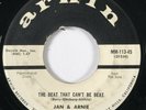 JAN & ARNIE The Beat That Can't Be Beat / I Love Linda Arwin WLP Teen Doo Wop 45