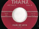 CAL STARR Pain of Love / Little Bride Thanx Teen Bopper Rockabilly 45 HEAR