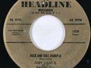 JOEY CASTLE & DADDY-O'S Rock And Roll Daddy-O Headline Rockabilly VG+ 45 HEAR