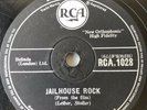 ELVIS PRESLEY 78 RPM JAILHOUSE ROCK / TREAT ME NICE 1958 UK RCA