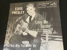 Elvis Presley Love Me Tender 47-6643 B&w Rare Picture Sleeve RCA Collectible 45