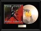 THE CULT SONIC TEMPLE WHITE GOLD SILVER PLATINUM TONE RECORD LP RARE NON RIAA