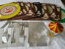 Red Raven Magic Mirror & 18 Magic Mirror Records W/ Cardboard Insert Holder