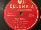 BILLIE HOLIDAY: Night and Day / Gloomy Sunday - 78 RPM JAZZ COLUMBIA #38044 EX