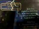Metallica RIDE THE LIGHTNING Gold Stamp Promo MEGAFORCE Pick/Record/Memorabilia